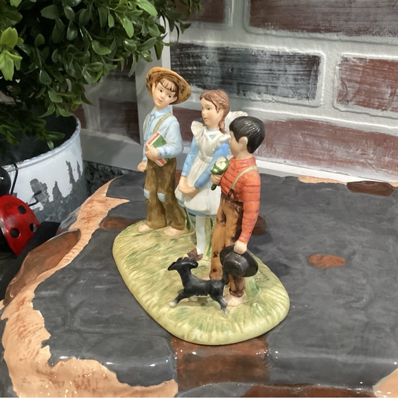 Inspired by Norman Rockwell’s Four Seasons Illustration Spring Young Man’s Fancy - Picture 5 of 12